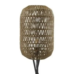 Lampadaire Trépied Métal - H 140cm - Noir -OSRAM || Philips || Bosch Soldes lampadaire trepied metal h 140cm noir 597849