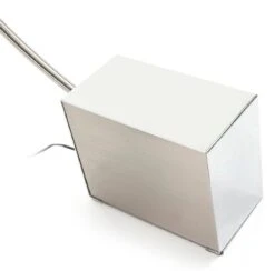 Lampadaire Verre Et Pied Métal Argenté Everdy H 201 Cm -OSRAM || Philips || Bosch Soldes lampadaire verre et pied metal argente 8435471841098 575831