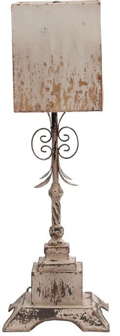 Lampe à Poser Métal Blanc Cassé Vieilli Holden