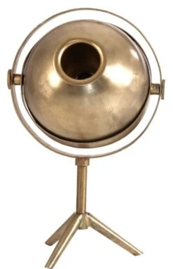 Lampe à Poser Métal Et Laiton Doré Mate Yavain 80