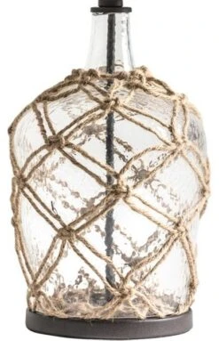 Lampe à Poser Tissu Beige Et Verre Transparent Ferdy -OSRAM || Philips || Bosch Soldes lampe a poser tissu beige et verre transparent ferdy 223030