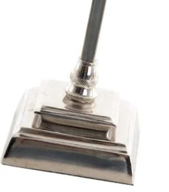 Lampe à Poser Velours Et Aluminium Argent Métallique Myrna -OSRAM || Philips || Bosch Soldes lampe a poser velours et aluminium argent metallique myrna 223138