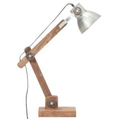 Lampe De Bureau Industrielle Argenté Rond 58x18x90 Cm E27 -OSRAM || Philips || Bosch Soldes lampe de bureau industrielle argente rond 58x18x90 cm e27 3666722778862 950101