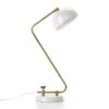 Lampe De Table Abat-jour Blanc Et Pied Métal Doré Kevin H 56 Cm -OSRAM || Philips || Bosch Soldes lampe de table abat jour blanc et pied metal dore kevin h 56 cm 8435471823834 239710