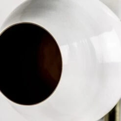 Lampe De Table Métal Et Socle Marbre Blanc Rittra -OSRAM || Philips || Bosch Soldes lampe de table metal et socle marbre blanc rittra 8430026963010 326444