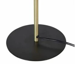 Lampe De Table Métal Noir Et Pied Métal Doré Pino -OSRAM || Philips || Bosch Soldes lampe de table metal noir et pied metal dore pino 3248116421778 1138397
