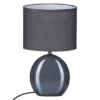 Lampe Ovale En Céramique - Ø 19,5 X H31 Cm - Gris -OSRAM || Philips || Bosch Soldes lampe ovale en ceramique 19 5 x h31 cm gris 3560239429715 438343