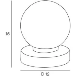 Lampe Seventy Touch¯ ON/OFF - Métal Et Verre - E14 - Ø12 Cm - Alu Brossé -OSRAM || Philips || Bosch Soldes lampe seventy touch on off metal et verre e14 12 cm alu brosse 3188000768667 1133464
