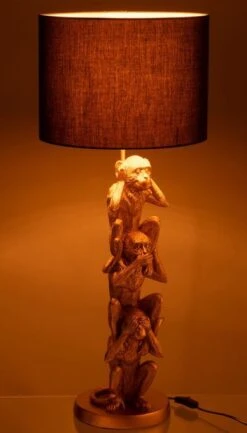 Lampe Singe Langage De Signes Doré Jacquot H 89 Cm -OSRAM || Philips || Bosch Soldes lampe singe langage de signes dore jacquot h 89 cm 5400924264741 1324665