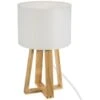 Lampe Sur Pied En Bois - H. 34,5 Cm - Blanc -OSRAM || Philips || Bosch Soldes lampe sur pied en bois h 34 5 cm blanc 3560238333488 438278
