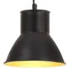 Lampe Suspendue 25 W Noir Rond 17 Cm E27