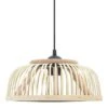 Lampe Suspendue Bambou 34x14,5 Cm 40 W Demi-cercle E27
