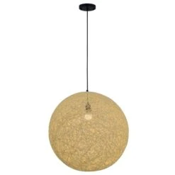 Lampe Suspendue Crème Sphère 55 Cm E27 -OSRAM || Philips || Bosch Soldes lampe suspendue creme sphere 55 cm e27 8719883586274 550035
