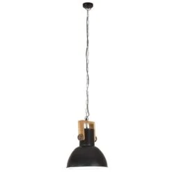 Lampe Suspendue Industrielle 25 W Noir Rond Manguier 32 Cm E27 2 -OSRAM || Philips || Bosch Soldes lampe suspendue industrielle 25 w noir rond manguier 32 cm e27 8720286071038 951757