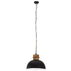 Lampe Suspendue Industrielle 25 W Noir Rond Manguier 42 Cm E27 -OSRAM || Philips || Bosch Soldes lampe suspendue industrielle 25 w noir rond manguier 42 cm e27 3666722348935 951862