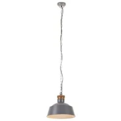 Lampe Suspendue Industrielle 32 Cm Gris E27 -OSRAM || Philips || Bosch Soldes lampe suspendue industrielle 32 cm gris e27 3666722349048 951723