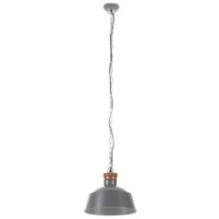 Lampe Suspendue Industrielle 32 Cm Gris E27 -OSRAM || Philips || Bosch Soldes lampe suspendue industrielle 32 cm gris e27 3666722349048 951724