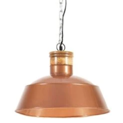Lampe Suspendue Industrielle 42 Cm Cuivre E27