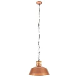 Lampe Suspendue Industrielle 42 Cm Cuivre E27 -OSRAM || Philips || Bosch Soldes lampe suspendue industrielle 42 cm cuivre e27 3666722349079 951682