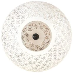 Lampe Suspendue Industrielle Blanc Fer Et Bois Solide 40 Cm E27 -OSRAM || Philips || Bosch Soldes lampe suspendue industrielle blanc fer et bois solide 40 cm e27 8720286071625 952282