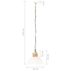 Lampe Suspendue Industrielle Blanc Rond 32 Cm E27 Manguier 2 -OSRAM || Philips || Bosch Soldes lampe suspendue industrielle blanc rond 32 cm e27 manguier 3666722348836 952008