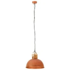 Lampe Suspendue Industrielle Cuivre Rond 42 Cm E27 Manguier 2 -OSRAM || Philips || Bosch Soldes lampe suspendue industrielle cuivre rond 42 cm e27 manguier 3666722348812 952022