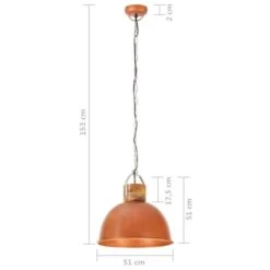 Lampe Suspendue Industrielle Cuivre Rond 51 Cm E27 Manguier -OSRAM || Philips || Bosch Soldes lampe suspendue industrielle cuivre rond 51 cm e27 manguier 3666722348829 952017