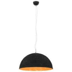 Lampe Suspendue Noir Et Doré Ø50 Cm E27 -OSRAM || Philips || Bosch Soldes lampe suspendue noir et dore 50 cm e27 3666722531337 549982