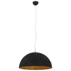 Lampe Suspendue Noir Et Doré Ø50 Cm E27 -OSRAM || Philips || Bosch Soldes lampe suspendue noir et dore 50 cm e27 3666722531337 549983