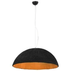 Lampe Suspendue Noir Et Doré Ø70 Cm E27 -OSRAM || Philips || Bosch Soldes lampe suspendue noir et dore 70 cm e27 3666722531351 549952