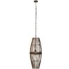 Lampe Suspension Bambou Foncé Cintee