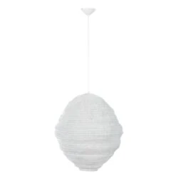 Lampe Suspension Métal Blanc Narsh