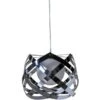 Lampe Suspension Métal Gris Chromé Turnas
