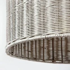 Lampe Suspension Osier Blanc Nathi D 60 X H 60 Cm -OSRAM || Philips || Bosch Soldes lampe suspension osier blanc 8435471806264 575990