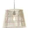 Lampe Suspension Osier Gris Nathi D 41 X H 30 Cm