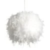 Lampe Suspension Plumes Blanches Rivaj