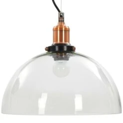 Lampes Suspendues 2 Pcs Transparent Rond 30 Cm E27 -OSRAM || Philips || Bosch Soldes lampes suspendues 2 pcs transparent rond 30 cm e27 8718475732860 550613