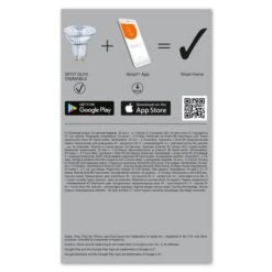 LEDVANCE BTE3 Ampoule Smart+ WIFI SPOT 50W GU10/PUISSANCE VARIABLE -OSRAM || Philips || Bosch Soldes ledvance bte3 ampoule smart wifi spot 50w gu10 puissance variable 4058075486010 760454