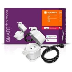 LEDVANCE SMART+ ZigBee OUTDOOR PLUG /Prise Extérieure Connectée -OSRAM || Philips || Bosch Soldes ledvance smart zigbee outdoor plug prise exterieure connectee 4058075209985 753713