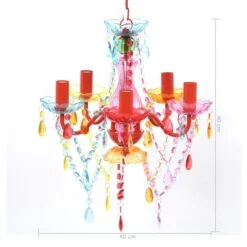 Lustre En Cristal Multicolore -OSRAM || Philips || Bosch Soldes lustre en cristal multicolore 3666722454568 772031