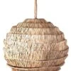 Lustre Ethnique Ronde Rotin Naturel Selim
