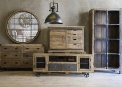 Lustre Industriel Métal Gris Rouillé Sahy -OSRAM || Philips || Bosch Soldes lustre industriel metal gris rouille sahy 222983