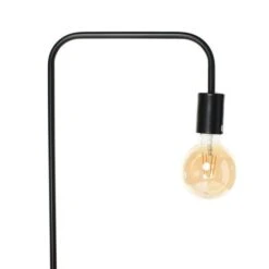 NORWICH Lampadaire En Acier - L42 X P30 X H157 Cm - Noir - Ampoule LED 4W E27 Noir Comprise -OSRAM || Philips || Bosch Soldes norwich lampadaire en acier l42 x p30 x h157 cm noir ampoule led 4w e27 noir comprise 5603950954055 565170