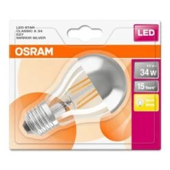 OSRAM Ampoule Déco LED Standard E27 - 4 W - Blanc Chaud -OSRAM || Philips || Bosch Soldes osram ampoule deco led standard e27 4 w blanc chaud 4058075114739 1435456