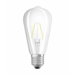OSRAM Ampoule Filament LED E27 2 W équivalent A 25 W Blanc Chaud