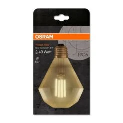 OSRAM Ampoule LED E27 Diamond Vintage Edition 1906 - 4,5 W - Ambré -OSRAM || Philips || Bosch Soldes osram ampoule led e27 diamond vintage edition 1906 4 5 w ambre 4058075091955 515569
