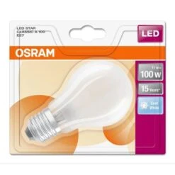 OSRAM Ampoule LED E27 Standard Dépolie 11 W équivalent A 100 W Blanc Froid -OSRAM || Philips || Bosch Soldes osram ampoule led e27 standard depolie 11 w equivalent a 100 w blanc froid 4058075808218 514426