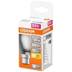OSRAM Ampoule LED Sphérique Verre Dépoli - 4W équivalent 40W B22 - Blanc Chaud -OSRAM || Philips || Bosch Soldes osram ampoule led spherique verre depoli 4w equivalent 40w b22 blanc chaud 4058075437104 598343