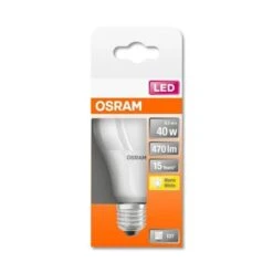 OSRAM Ampoule LED Standard Dépolie Avec Radiateur 5,5W=40 E27 Chaud -OSRAM || Philips || Bosch Soldes osram ampoule led standard depolie avec radiateur 5 5w 40 e27 chaud 4058075127319 730691