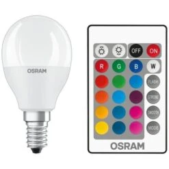 OSRAM Ampoule LED STAR+ Sphérique RGBW Dép Radiateur Variable - 5,4W équivalent 40W E14 - Blanc Chaud -OSRAM || Philips || Bosch Soldes osram ampoule led star spherique rgbw dep radiateur variable 5 4w equivalent 40w e14 blanc chaud 4058075430877 598004